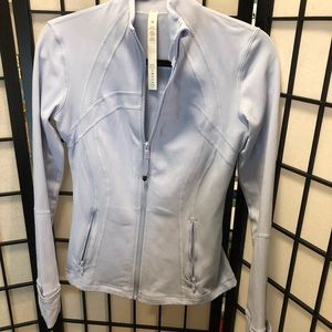 Lululemon Define Jacket Size 6 Blue Linen
